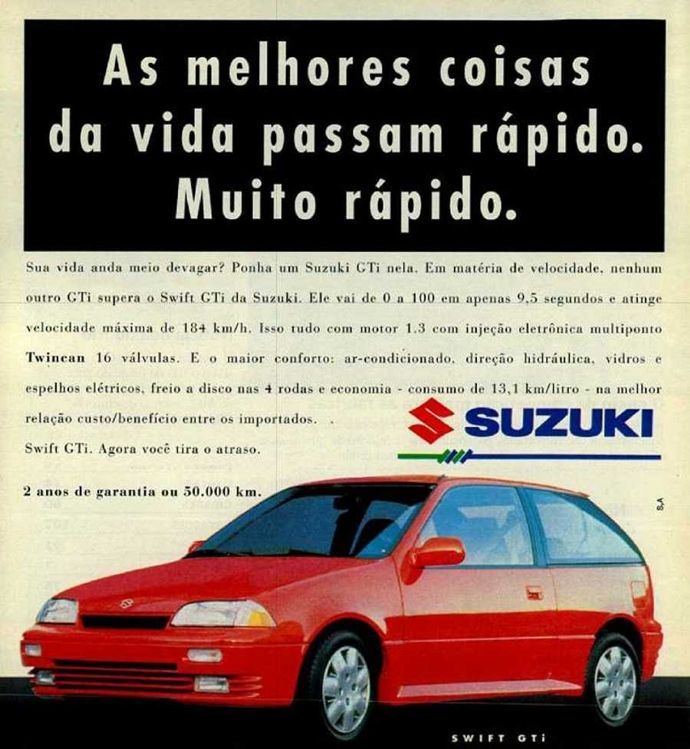 Somos todos vendedores - Análise de Propaganda - Anos 90 - Suzuki